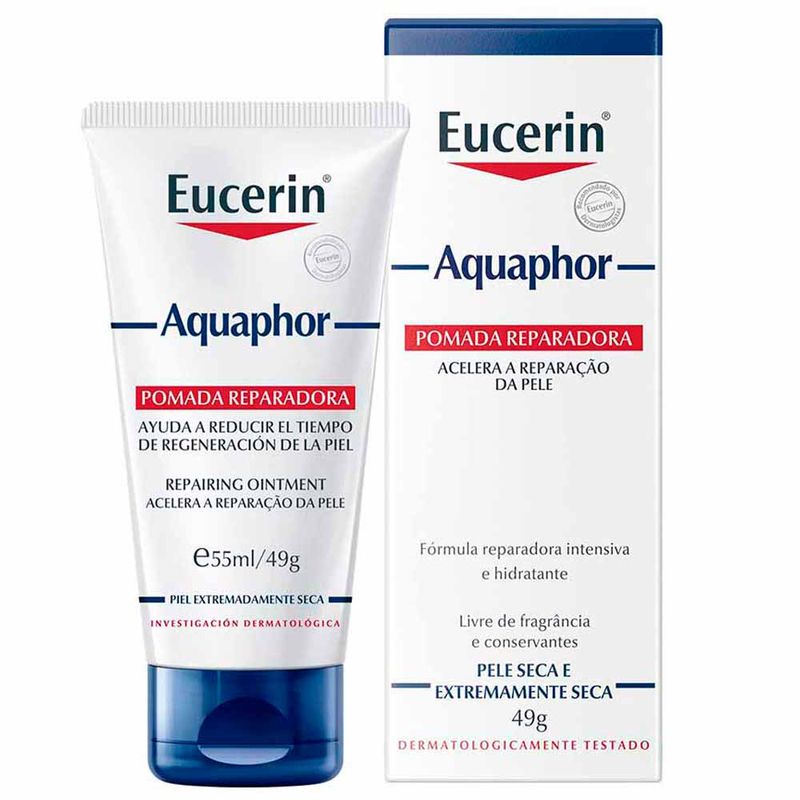 Pomada Reparadora Eucerin Aquaphor Hidratação Intensiva 49g